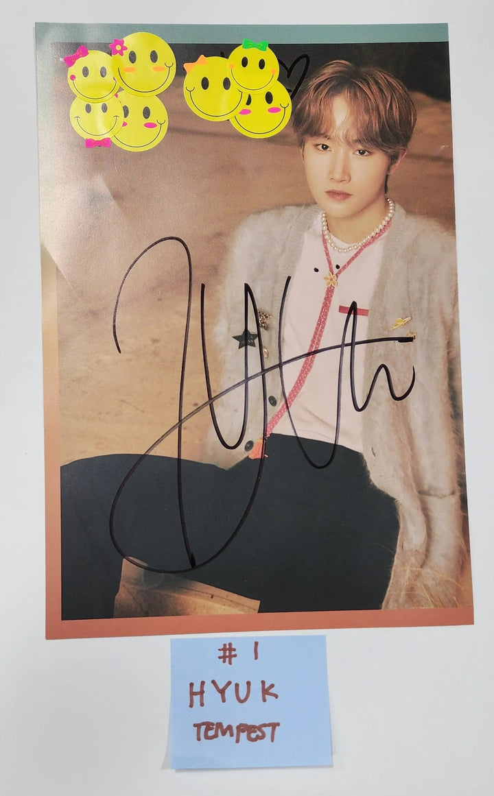 Tempest "Shining Up" - A Cut Page From Fansign Event Album Photo (3) - HALLYUSUPERSTORE