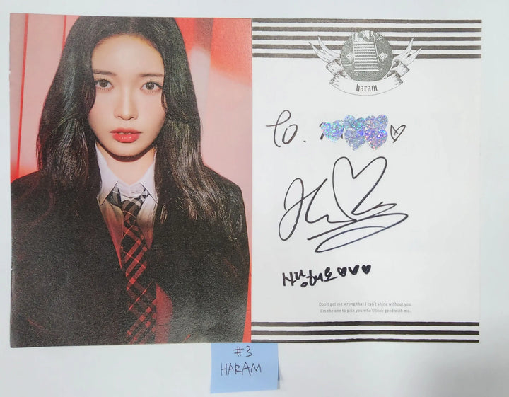 Billlie "the Billage of perception : chapter two" - A Cut Page From Fansign Event Album - HALLYUSUPERSTORE