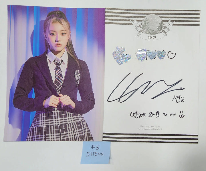 Billlie "the Billage of perception : chapter two" - A Cut Page From Fansign Event Album - HALLYUSUPERSTORE