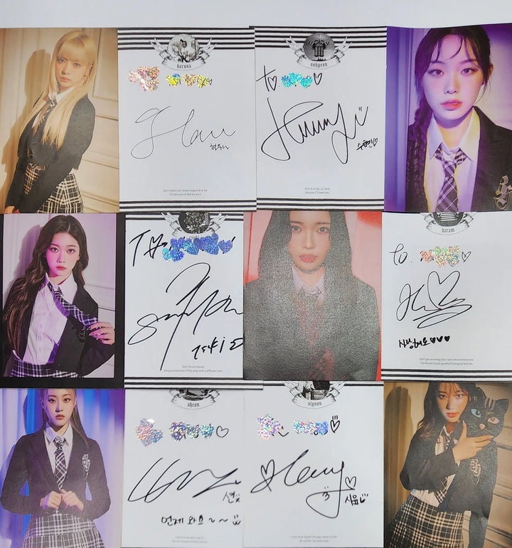 Billlie "the Billage of perception : chapter two" - A Cut Page From Fansign Event Album - HALLYUSUPERSTORE