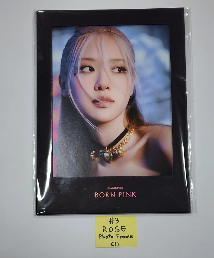 Black Pink "Born Pink" - Official Weverse Shop MD (Photocard & Toploader Kit, Disk Photo Binder, Circle Photocard set, 4cut photo set, polaroid photo + sticker set, pocket photocard holder, photo frame) - HALLYUSUPERSTORE