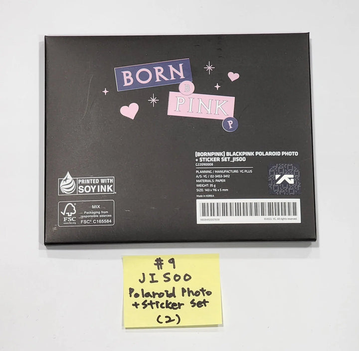 Black Pink "Born Pink" - Official Weverse Shop MD (Photocard & Toploader Kit, Disk Photo Binder, Circle Photocard set, 4cut photo set, polaroid photo + sticker set, pocket photocard holder, photo frame) - HALLYUSUPERSTORE