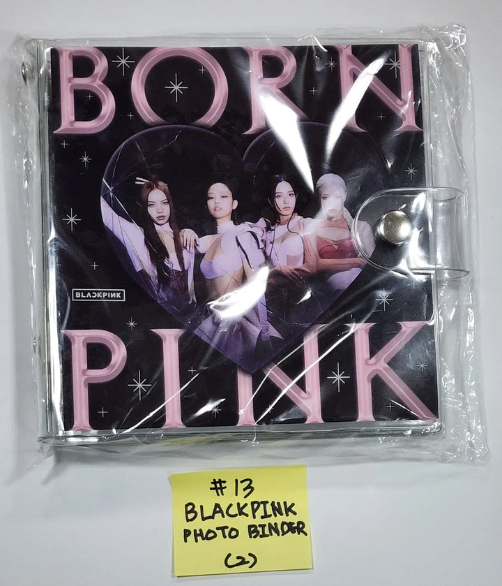 Black Pink "Born Pink" - Official Weverse Shop MD (Photocard & Toploader Kit, Disk Photo Binder, Circle Photocard set, 4cut photo set, polaroid photo + sticker set, pocket photocard holder, photo frame) - HALLYUSUPERSTORE