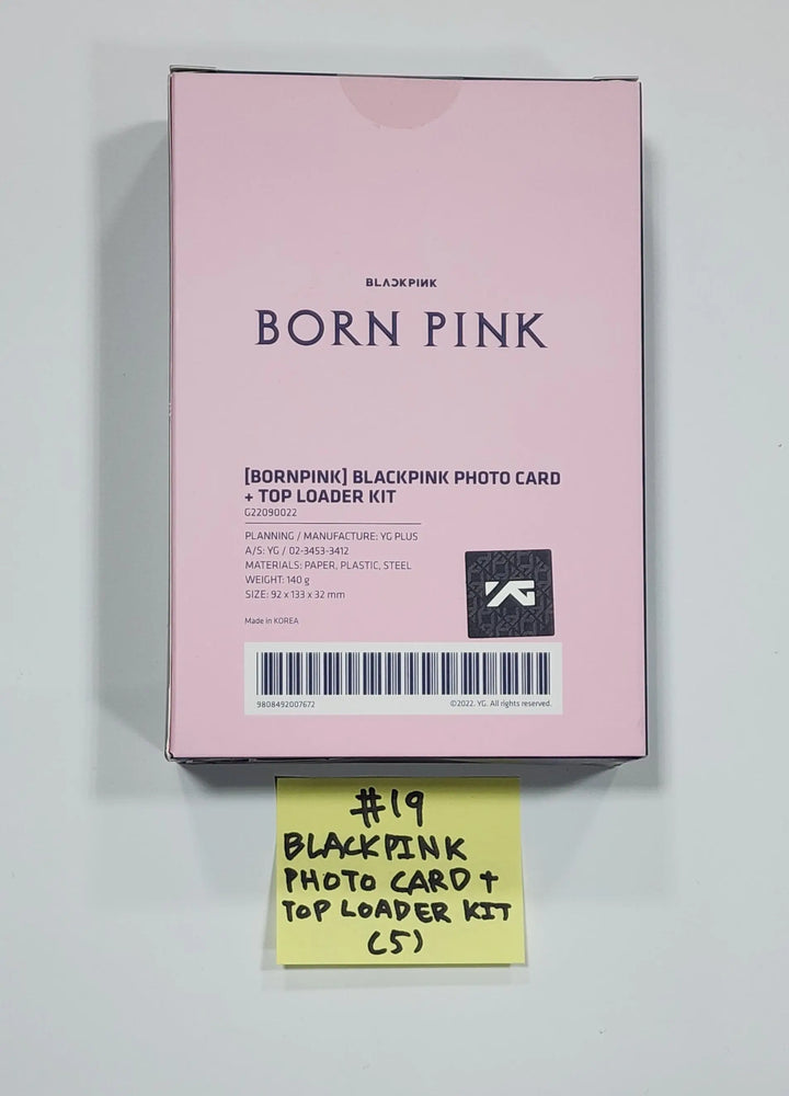 Black Pink "Born Pink" - Official Weverse Shop MD (Photocard & Toploader Kit, Disk Photo Binder, Circle Photocard set, 4cut photo set, polaroid photo + sticker set, pocket photocard holder, photo frame) - HALLYUSUPERSTORE