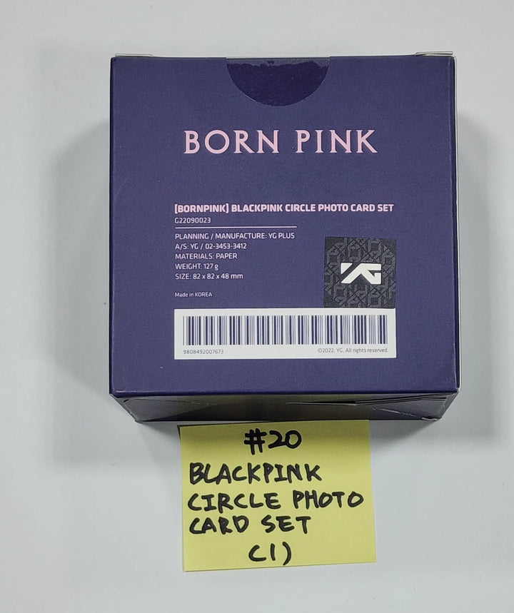 Black Pink "Born Pink" - Official Weverse Shop MD (Photocard & Toploader Kit, Disk Photo Binder, Circle Photocard set, 4cut photo set, polaroid photo + sticker set, pocket photocard holder, photo frame) - HALLYUSUPERSTORE