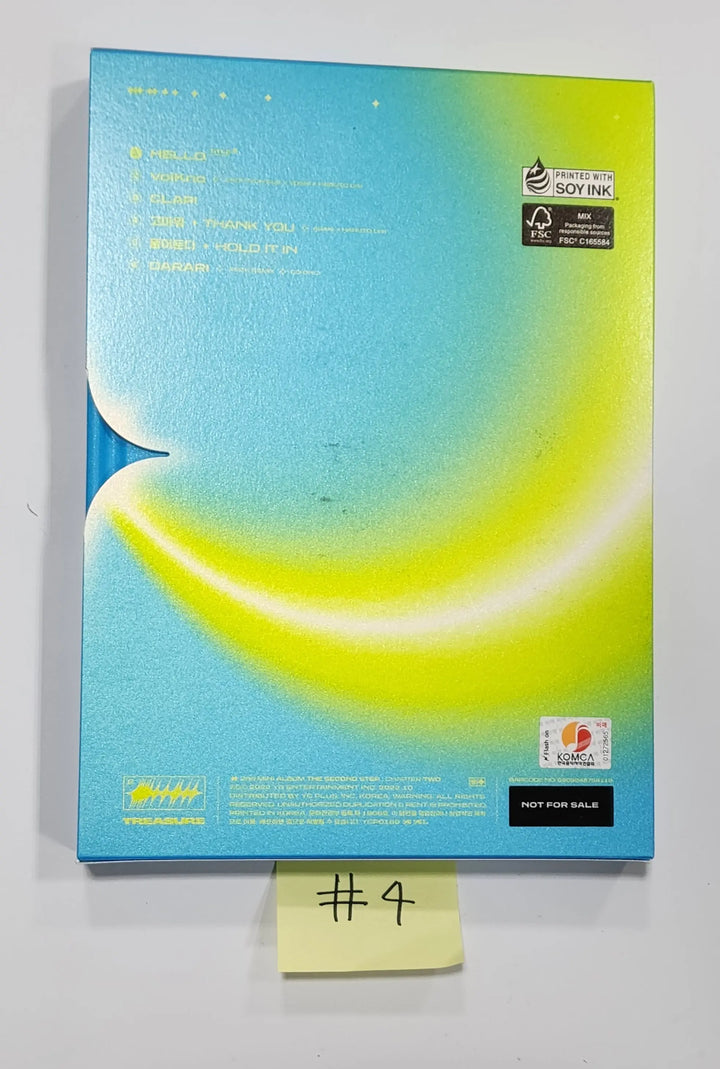 Treasure 'THE SECOND STEP : CHAPTER TWO' - Hand Autographed(Signed) Promo Album - HALLYUSUPERSTORE