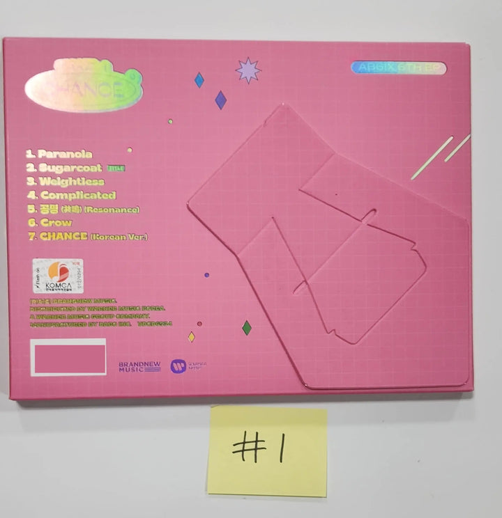 AB6IX "TAKE A CHANCE" - Hand Autographed (Signed) Promo Album - HALLYUSUPERSTORE