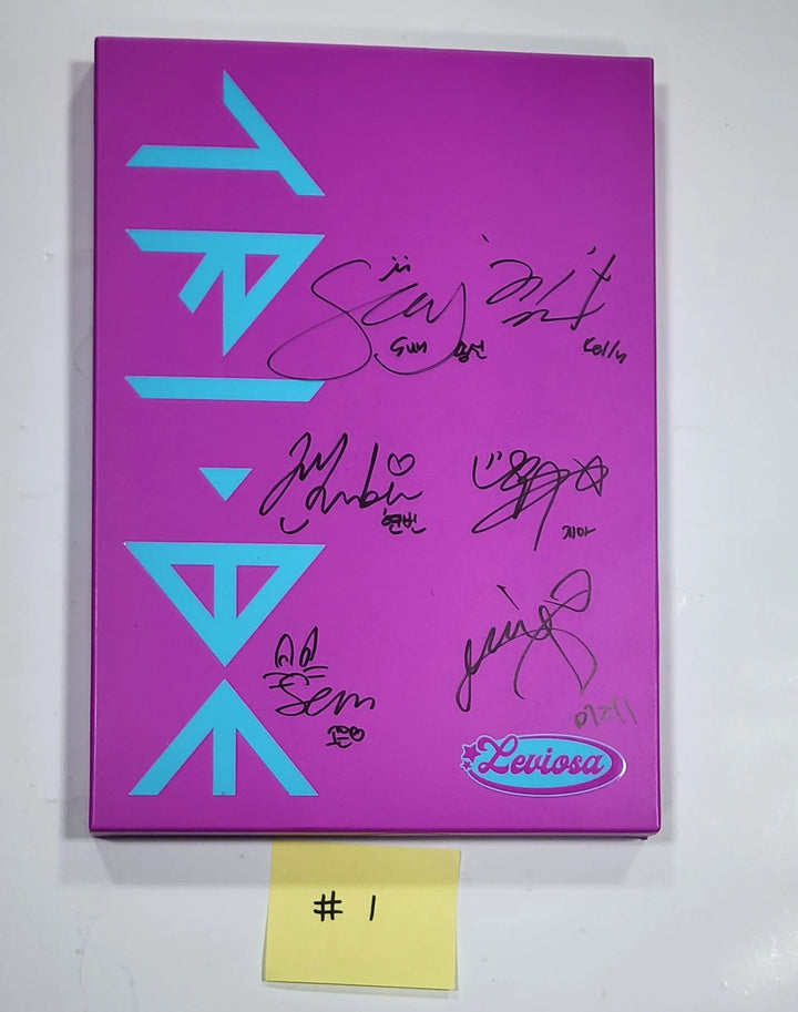 TRI.BE 'LEVIOSA' - Hand Autographed(Signed) Promo Album - HALLYUSUPERSTORE