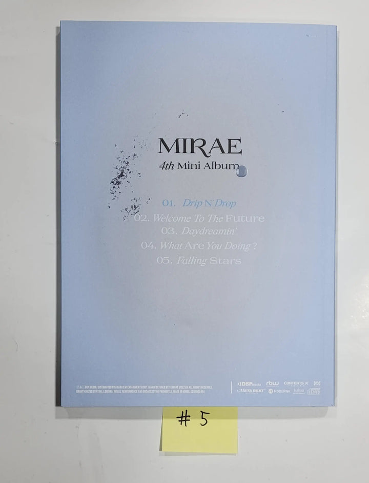 MIRAE "Ourturn " 4th Mini - Hand Autographed(Signed) Promo Album - HALLYUSUPERSTORE