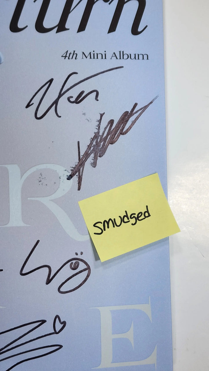 MIRAE "Ourturn " 4th Mini - Hand Autographed(Signed) Promo Album - HALLYUSUPERSTORE