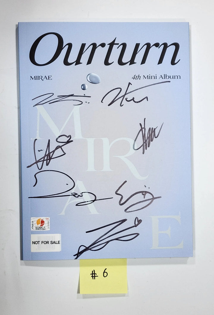 MIRAE "Ourturn " 4th Mini - Hand Autographed(Signed) Promo Album - HALLYUSUPERSTORE