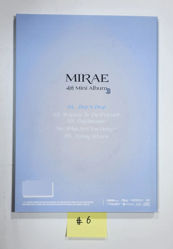 MIRAE "Ourturn " 4th Mini - Hand Autographed(Signed) Promo Album - HALLYUSUPERSTORE