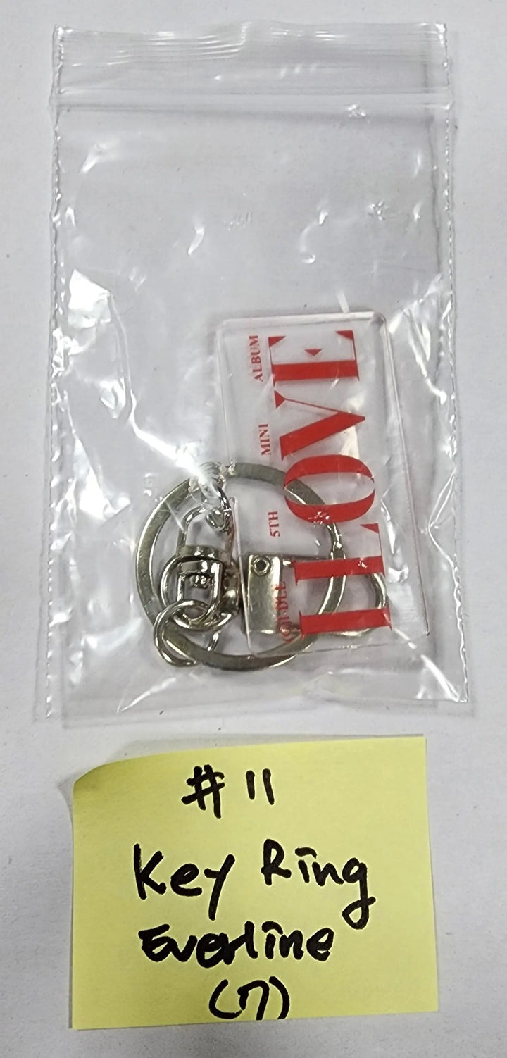 (g) I-DLE "I LOVE" - Everline Lucky Draw Event Photocard, Keyring, Pin Button - HALLYUSUPERSTORE