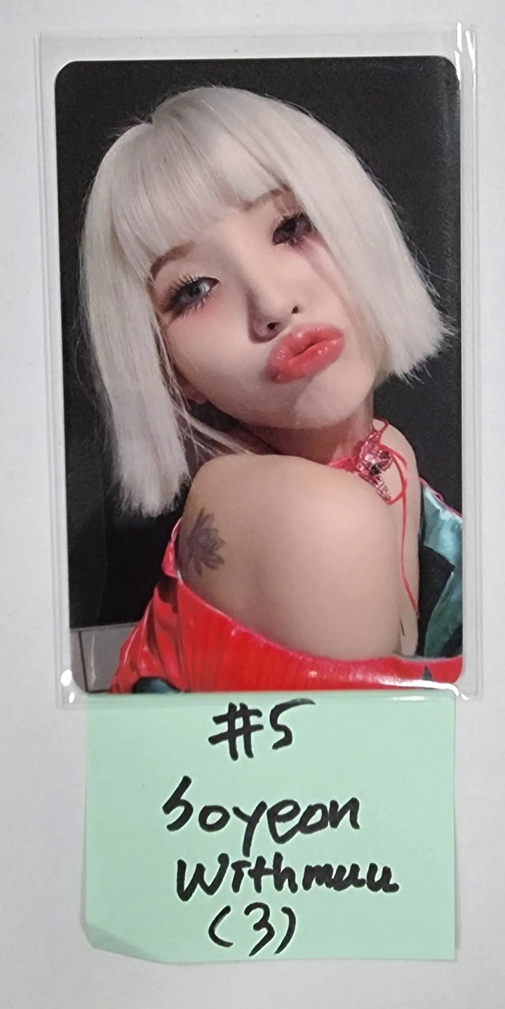 (g) I-DLE "I LOVE" - Withmuu Lucky Draw Event PVC Photocard - HALLYUSUPERSTORE