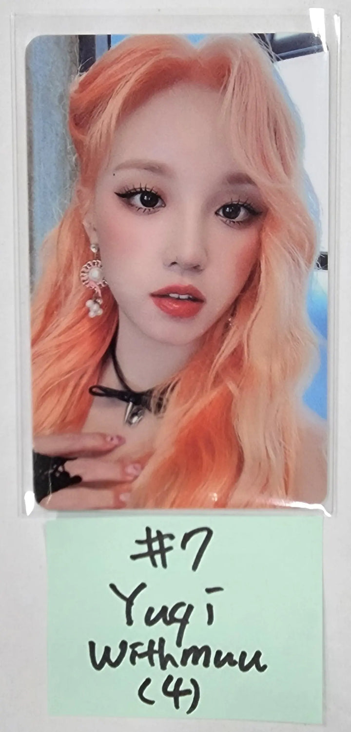 (g) I-DLE "I LOVE" - Withmuu Lucky Draw Event PVC Photocard - HALLYUSUPERSTORE