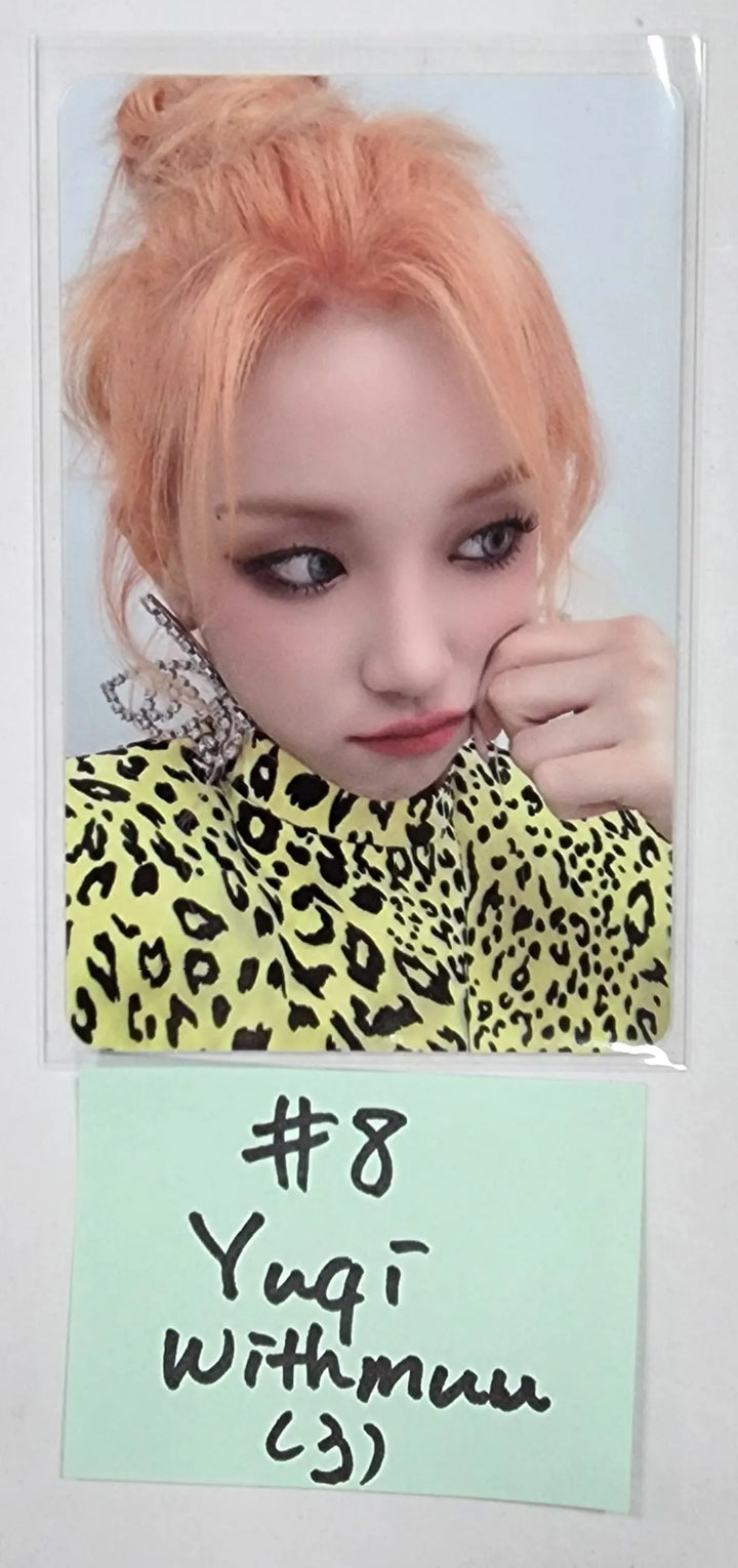 (g) I-DLE "I LOVE" - Withmuu Lucky Draw Event PVC Photocard - HALLYUSUPERSTORE