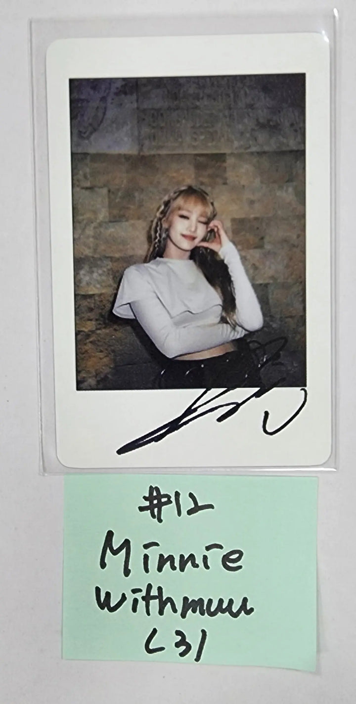 (g) I-DLE "I LOVE" - Withmuu Lucky Draw Event PVC Photocard - HALLYUSUPERSTORE