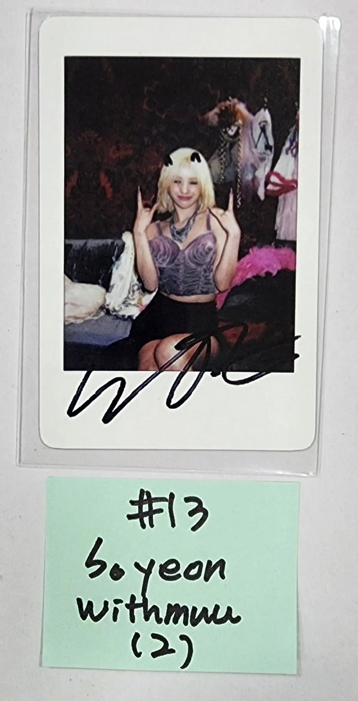 (g) I-DLE "I LOVE" - Withmuu Lucky Draw Event PVC Photocard - HALLYUSUPERSTORE