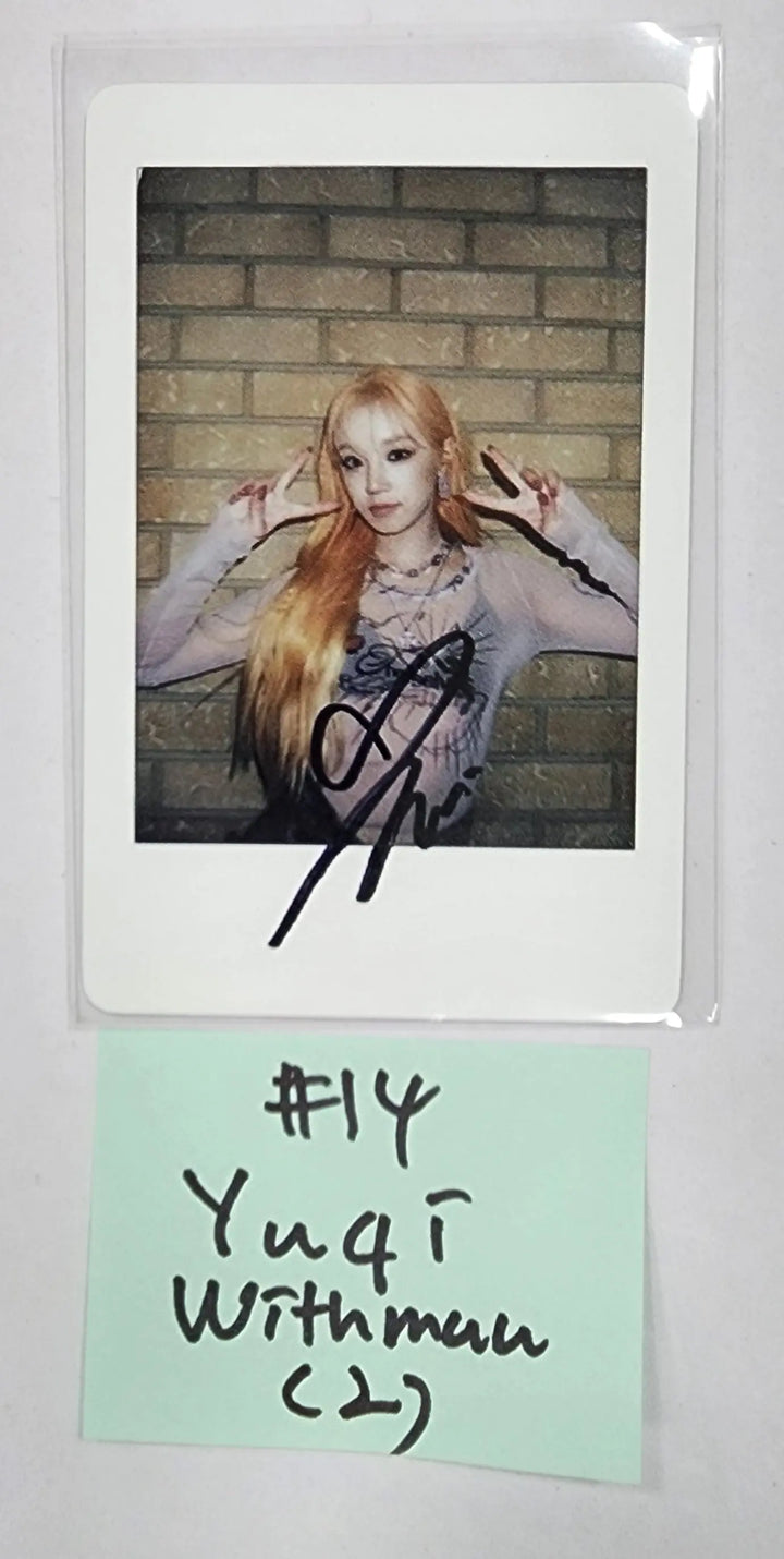 (g) I-DLE "I LOVE" - Withmuu Lucky Draw Event PVC Photocard - HALLYUSUPERSTORE
