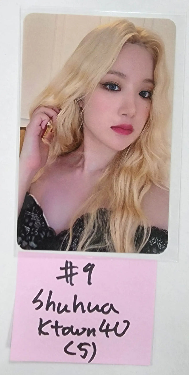 (g) I-DLE "I LOVE" - Ktown4U Lucky Draw Event Photocard - HALLYUSUPERSTORE