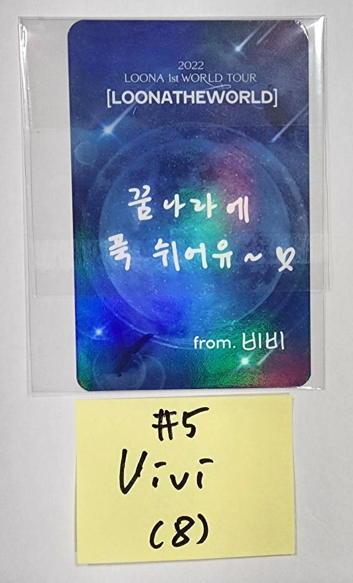 Loona "LOONATHEWORLD" 2022 Loona 1st World Tour - Mood Light Photocard - HALLYUSUPERSTORE