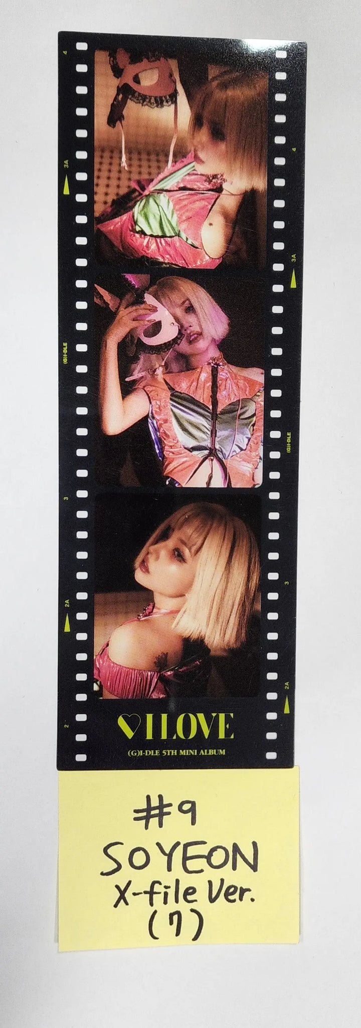 (g) I-DLE "I LOVE" - Official Bookmark, Mini Poster - HALLYUSUPERSTORE