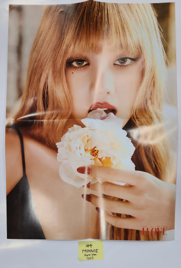 (g) I-DLE "I LOVE" - Official Bookmark, Mini Poster - HALLYUSUPERSTORE