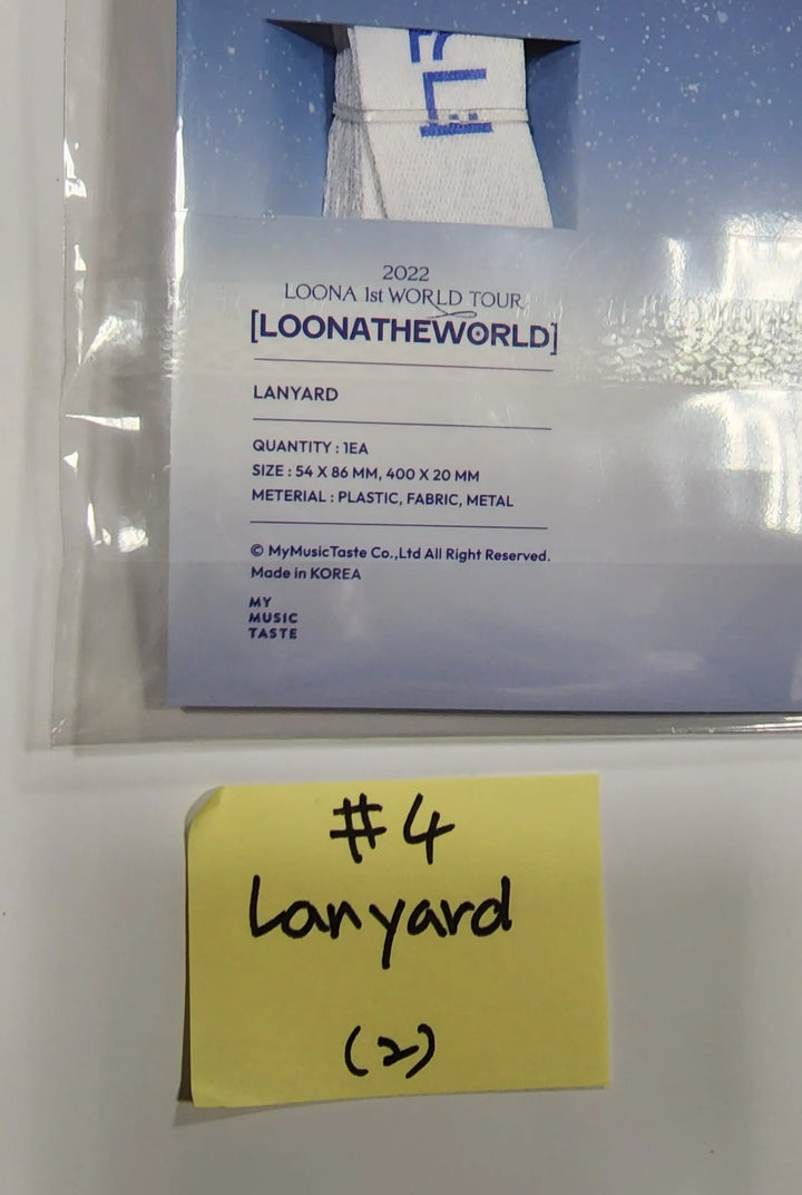 Loona "LOONATHEWORLD" 2022 Loona 1st World Tour - Official MD - HALLYUSUPERSTORE