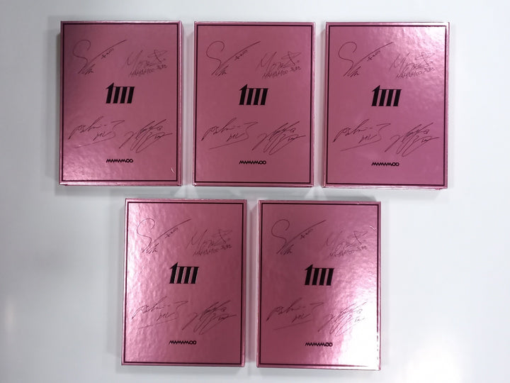 Mamamoo "MIC ON" [Main Ver.]- Autographed(Printed Signed) Promo Album - Must Read !