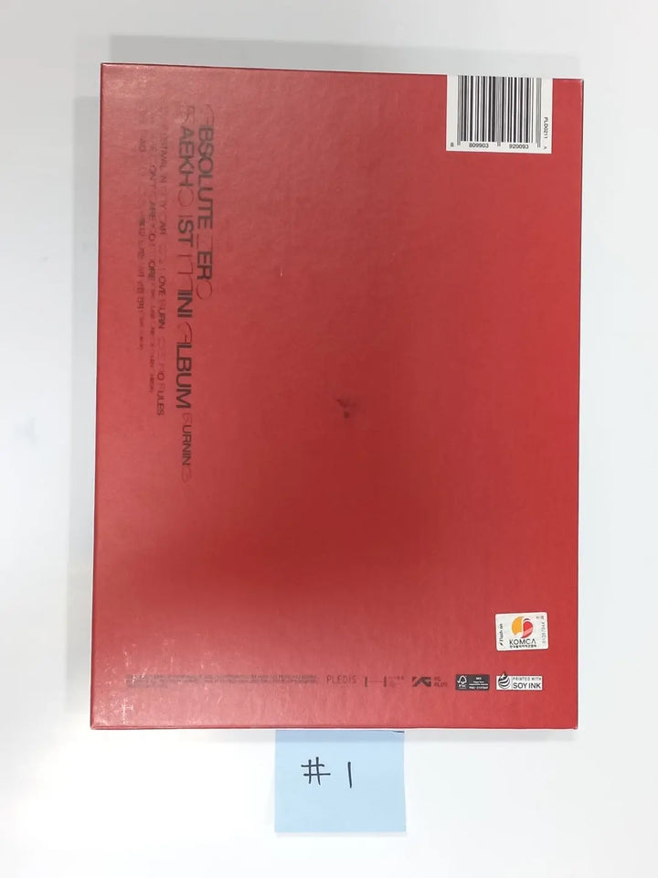 BAEKHO "Absolute Zero" - Hand Autographed Promo Album - HALLYUSUPERSTORE