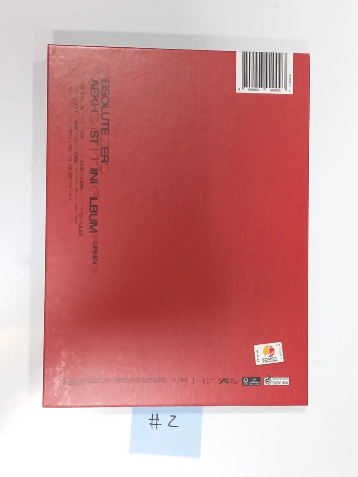 BAEKHO "Absolute Zero" - Hand Autographed Promo Album - HALLYUSUPERSTORE