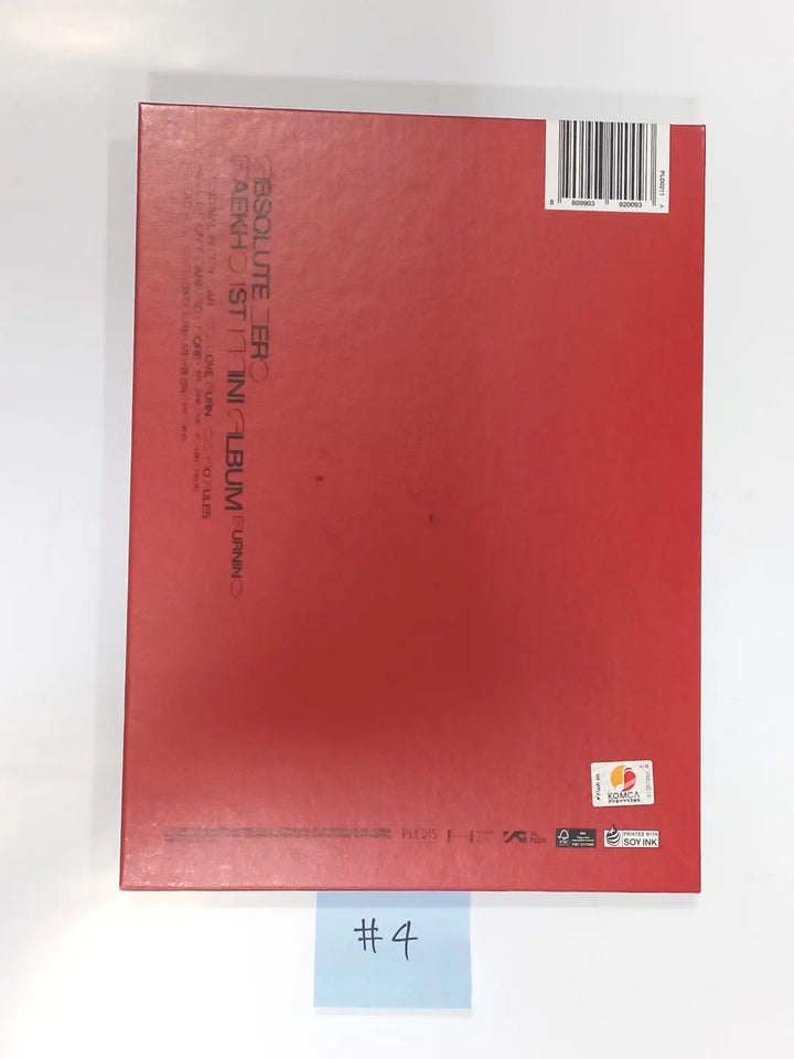 BAEKHO "Absolute Zero" - Hand Autographed Promo Album - HALLYUSUPERSTORE