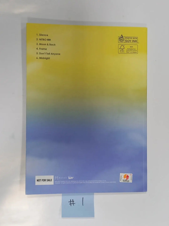 Park Ji Hoon "THE ANSWER" - Hand Autographed(Signed) Promo Album - HALLYUSUPERSTORE