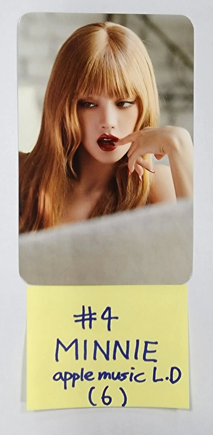 (g) I-DLE "I LOVE" - Apple Music Lucky Draw Event Photocard - HALLYUSUPERSTORE