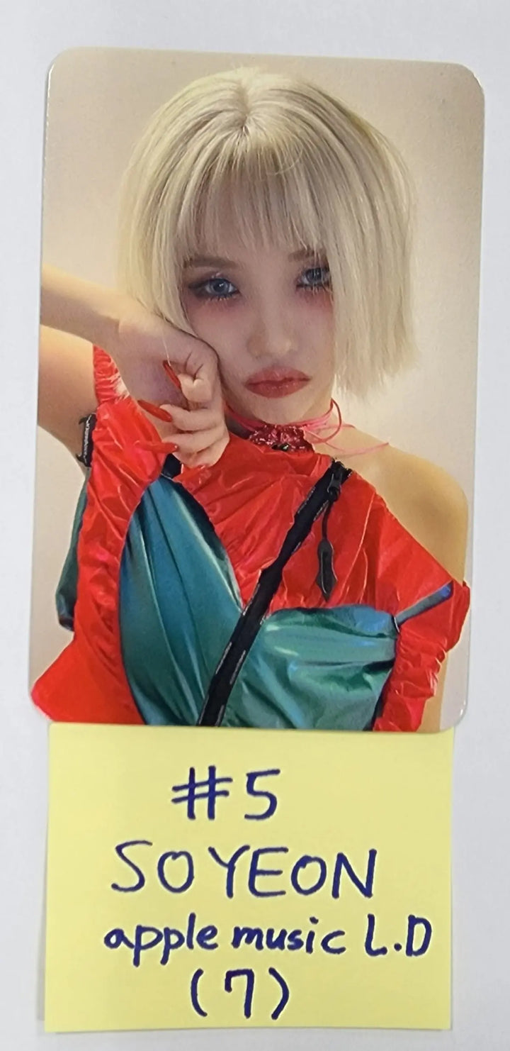 (g) I-DLE "I LOVE" - Apple Music Lucky Draw Event Photocard - HALLYUSUPERSTORE