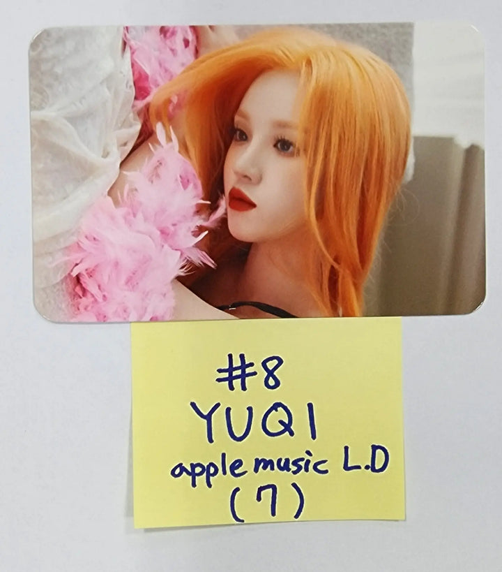 (g) I-DLE "I LOVE" - Apple Music Lucky Draw Event Photocard - HALLYUSUPERSTORE