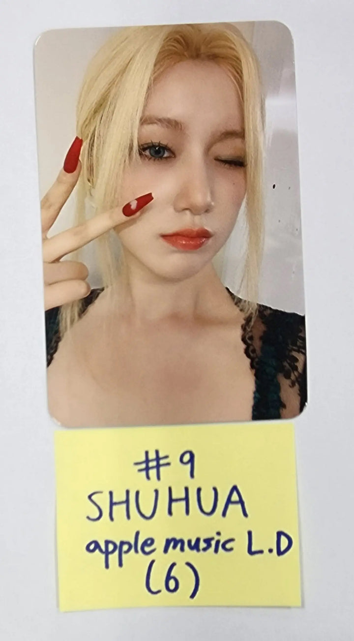 (g) I-DLE "I LOVE" - Apple Music Lucky Draw Event Photocard - HALLYUSUPERSTORE