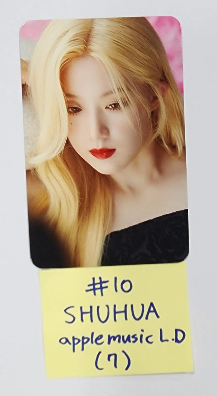 (g) I-DLE "I LOVE" - Apple Music Lucky Draw Event Photocard - HALLYUSUPERSTORE