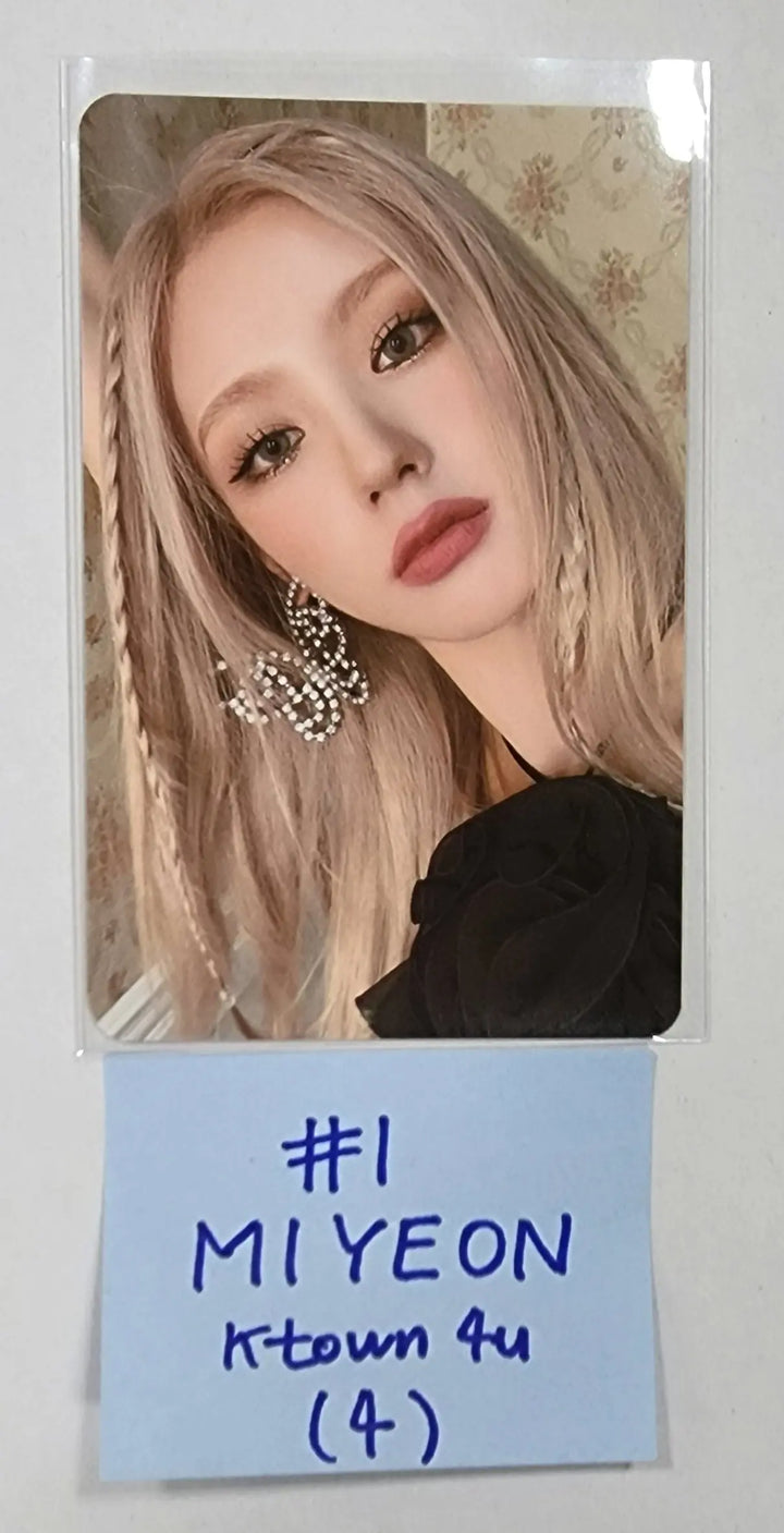 (g) I-DLE "I LOVE" - Ktown4u Fansign Event Photocard - HALLYUSUPERSTORE