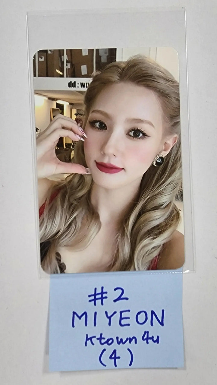 (g) I-DLE "I LOVE" - Ktown4u Fansign Event Photocard - HALLYUSUPERSTORE