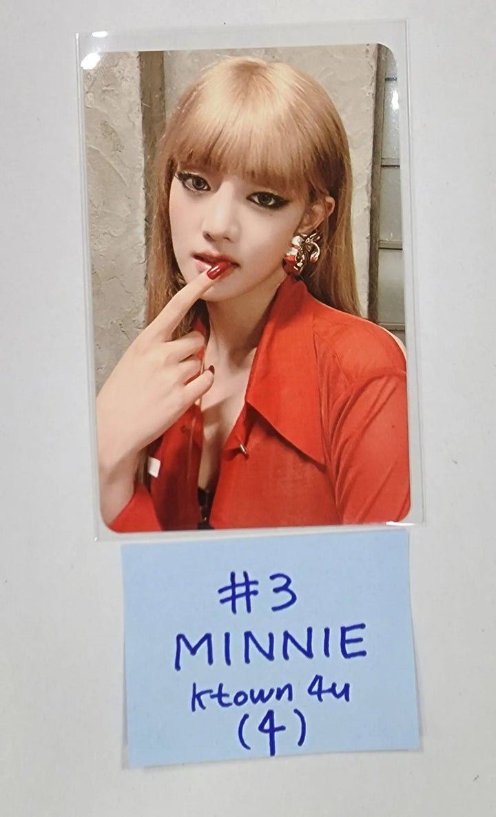 (g) I-DLE "I LOVE" - Ktown4u Fansign Event Photocard - HALLYUSUPERSTORE