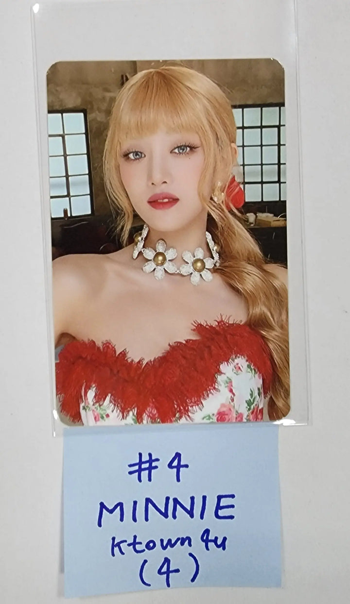 (g) I-DLE "I LOVE" - Ktown4u Fansign Event Photocard - HALLYUSUPERSTORE