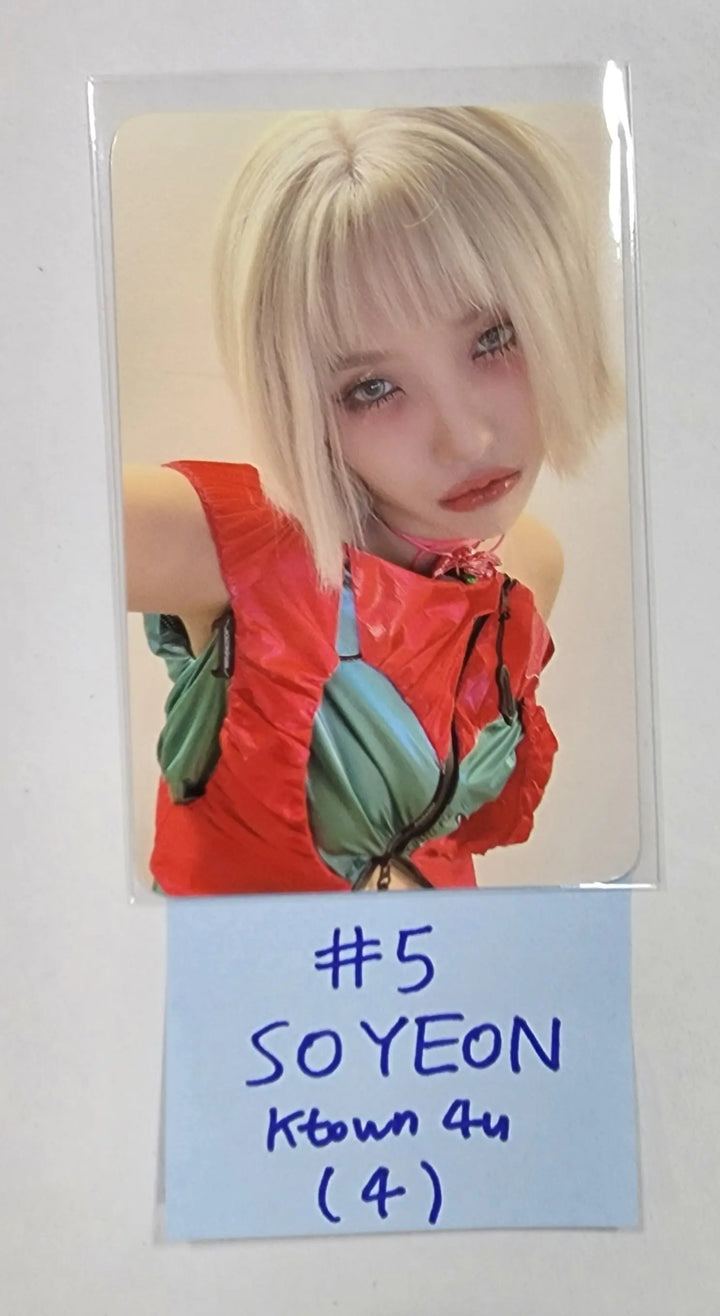 (g) I-DLE "I LOVE" - Ktown4u Fansign Event Photocard - HALLYUSUPERSTORE