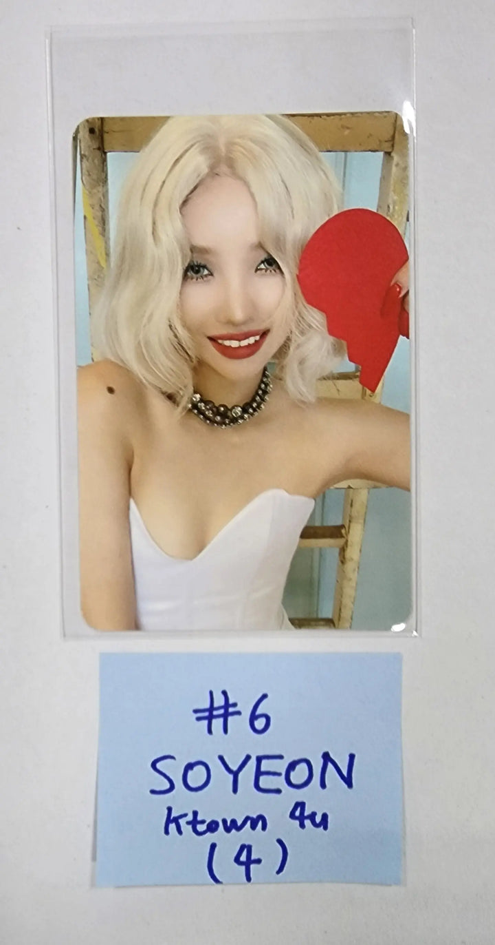 (g) I-DLE "I LOVE" - Ktown4u Fansign Event Photocard - HALLYUSUPERSTORE