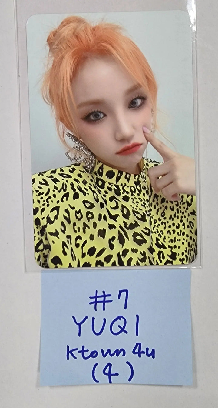 (g) I-DLE "I LOVE" - Ktown4u Fansign Event Photocard - HALLYUSUPERSTORE