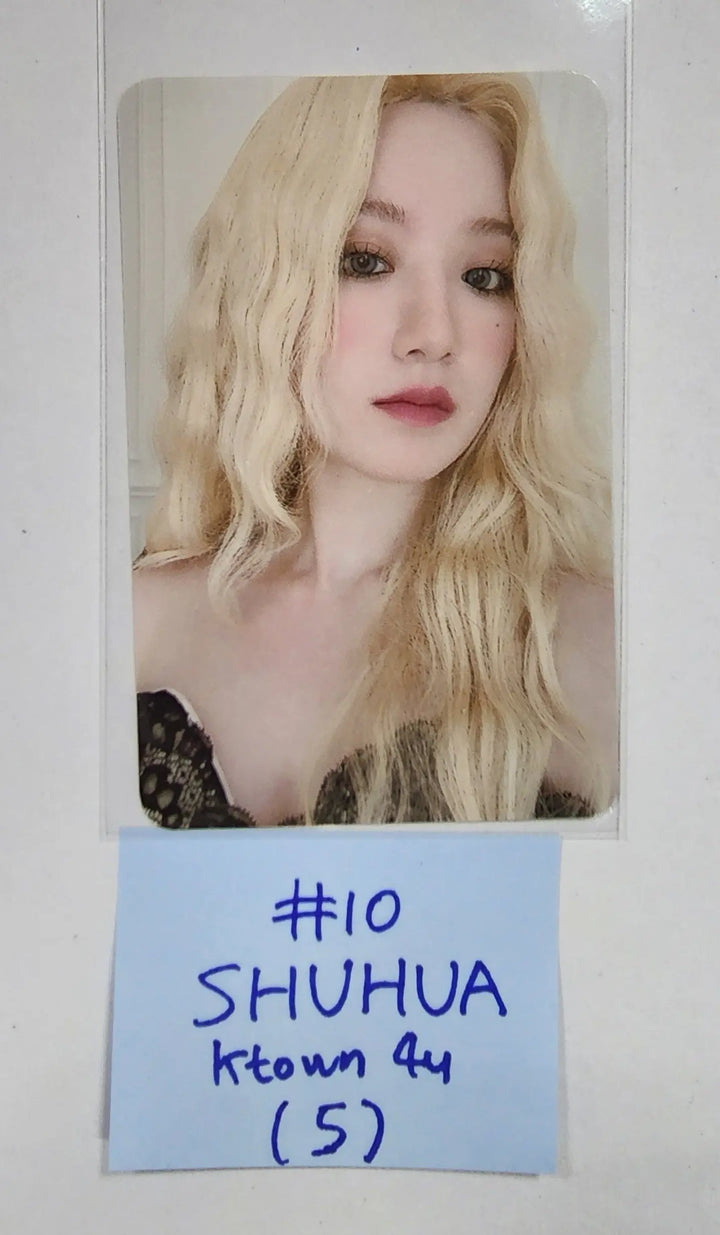 (g) I-DLE "I LOVE" - Ktown4u Fansign Event Photocard - HALLYUSUPERSTORE