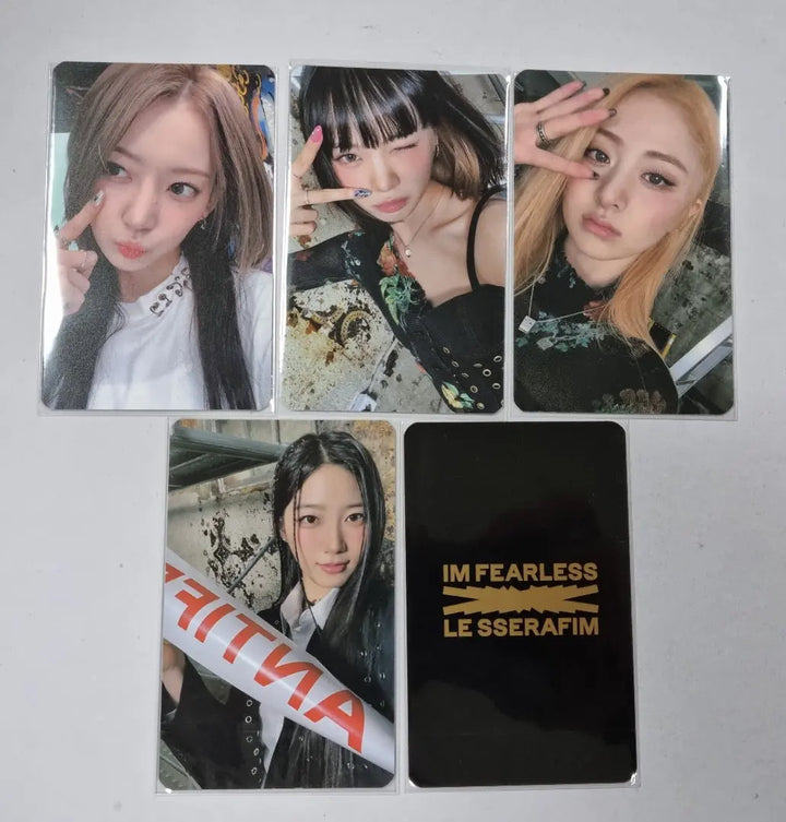 LE SSERAFIM "ANTIFRAGILE" 2nd Mini Album - Soundwave Lucky Draw Event Slim PVC Photocard - HALLYUSUPERSTORE