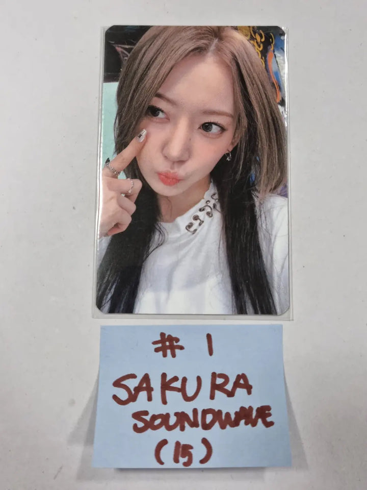 LE SSERAFIM "ANTIFRAGILE" 2nd Mini Album - Soundwave Lucky Draw Event Slim PVC Photocard - HALLYUSUPERSTORE