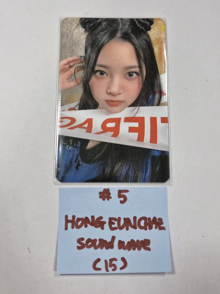 LE SSERAFIM "ANTIFRAGILE" 2nd Mini Album - Soundwave Lucky Draw Event Slim PVC Photocard - HALLYUSUPERSTORE
