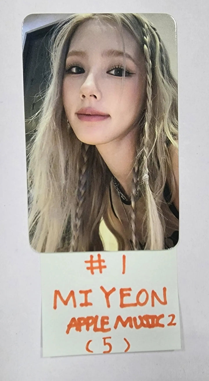 (g) I-DLE "I LOVE" - Apple Music Lucky Draw Event Photocard Round 2 - HALLYUSUPERSTORE